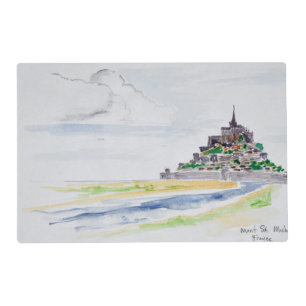 Mont Saint-Michel, Normandy, France Placemat