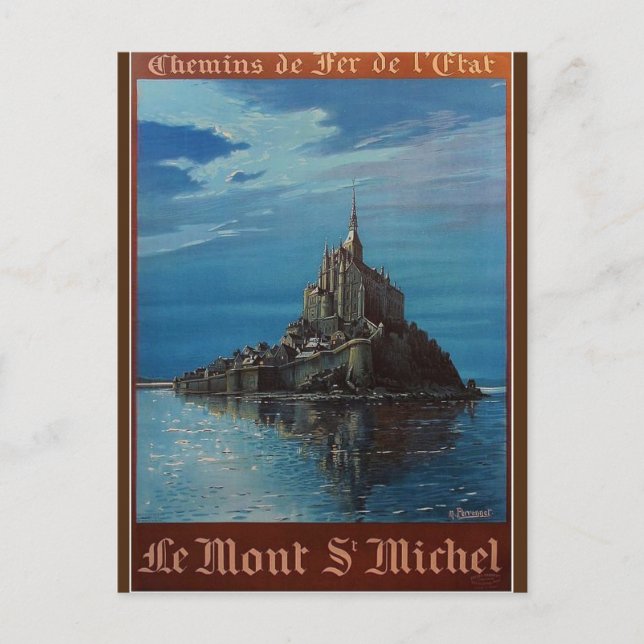 Mont-Saint-Michel Postcard (Front)