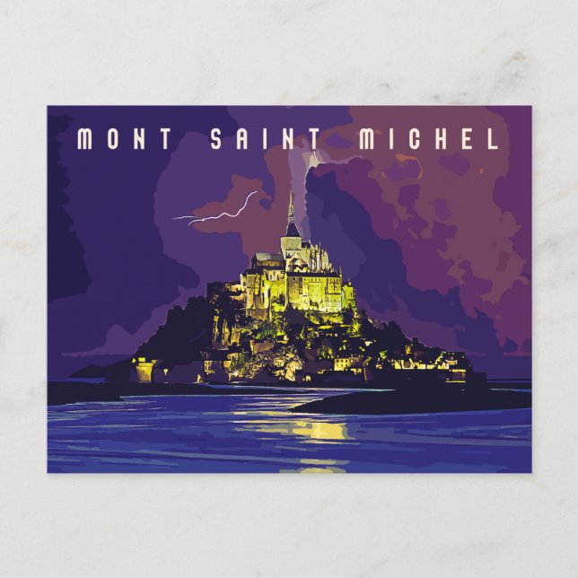 Mont Saint Michel Postcard (Front)