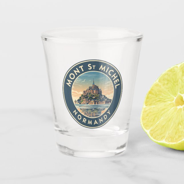 Mont Saint-Michel Shot Glass (Front)