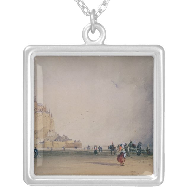 Mont Saint Michel Silver Plated Necklace (Front)