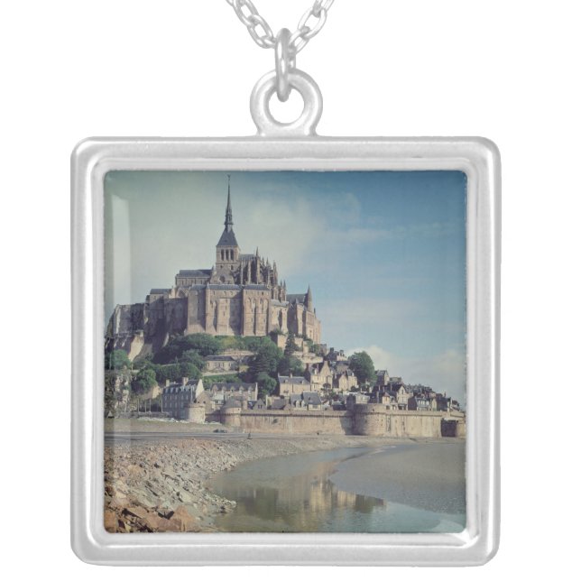 Mont Saint-Michel Silver Plated Necklace (Front)