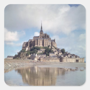 Mont Saint-Michel Square Sticker