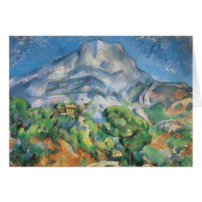 Mont Sainte Victoire Above Tholonet, Paul Cezanne Cards (Front Horizontal)
