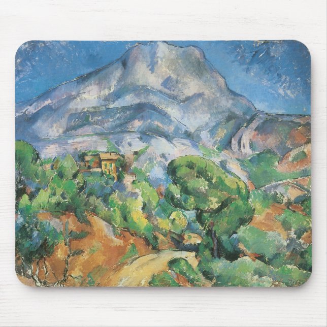 Mont Sainte Victoire Above Tholonet, Paul Cezanne Mouse Pad (Front)