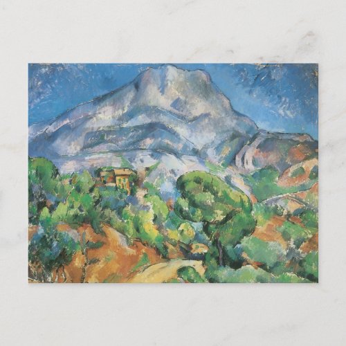 Mont Sainte Victoire Above Tholonet Paul Cezanne Postcard