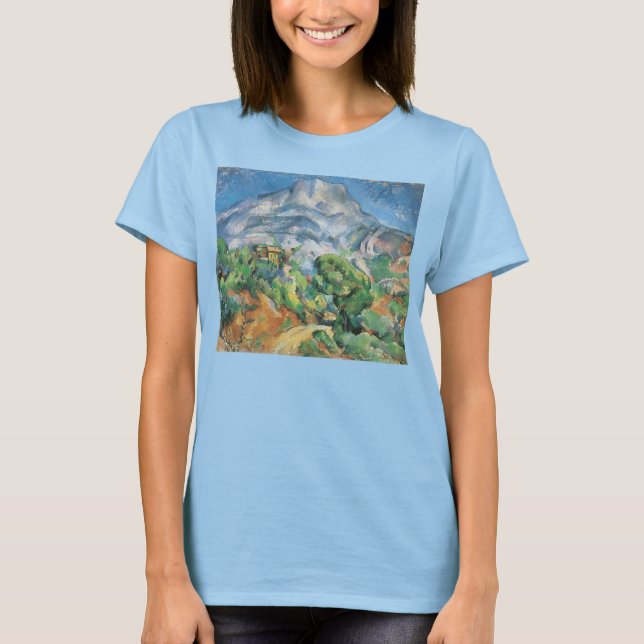 Mont Sainte Victoire Above Tholonet, Paul Cezanne T-Shirt (Front)