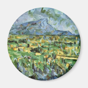 Mont Sainte-Victoire By Paul Cézanne (Best Quality Magnet