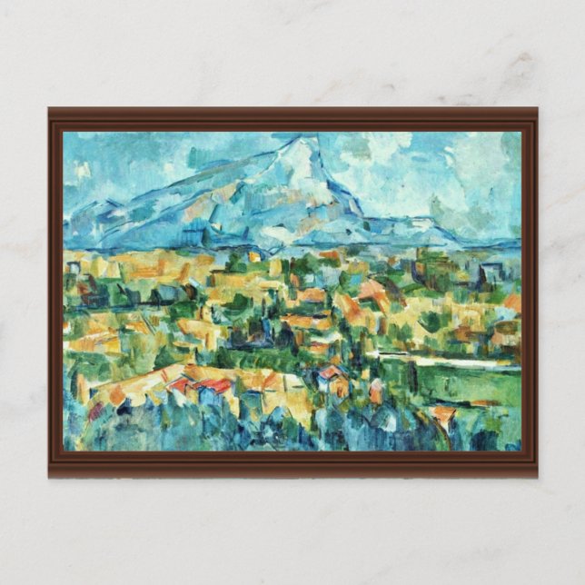 Mont Sainte-Victoire By Paul Cézanne (Best Quality Postcard (Front)