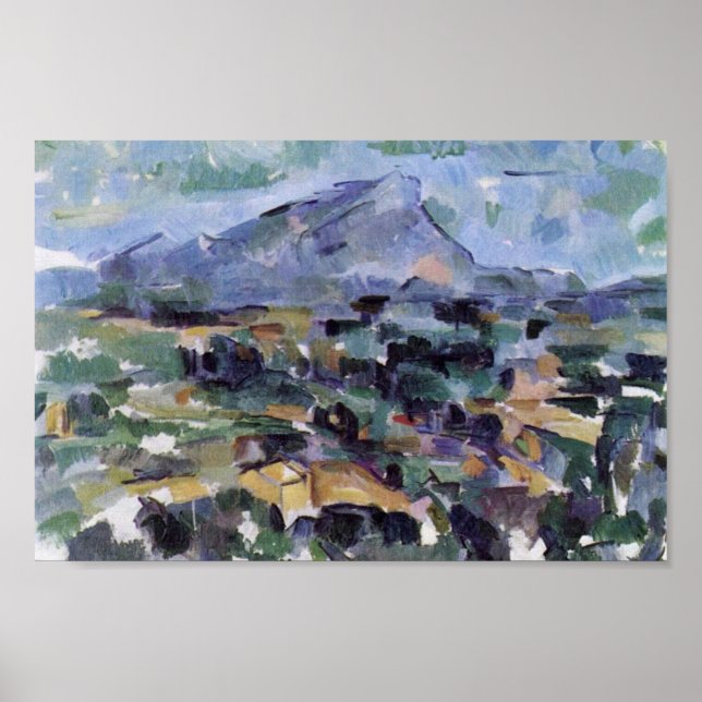 Mont Sainte-Victoire By Paul Cézanne (Best Quality Poster (Front)