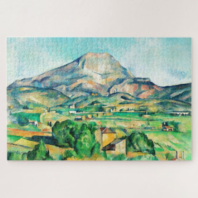 Mont Sainte-Victoire by Paul Cezanne Jigsaw Puzzle (Horizontal)