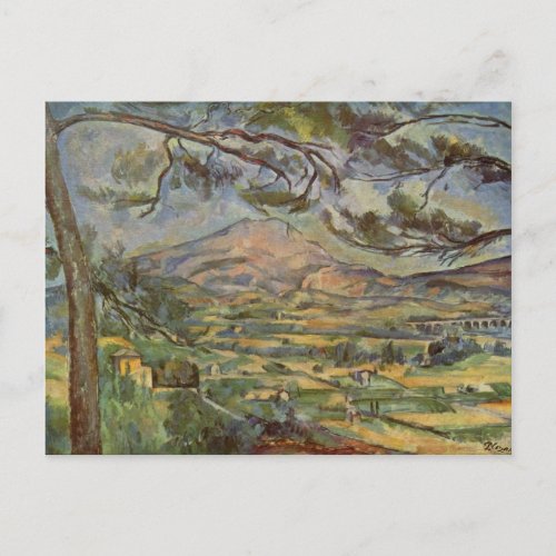 Mont Sainte_Victoire by Paul Czanne Postcard