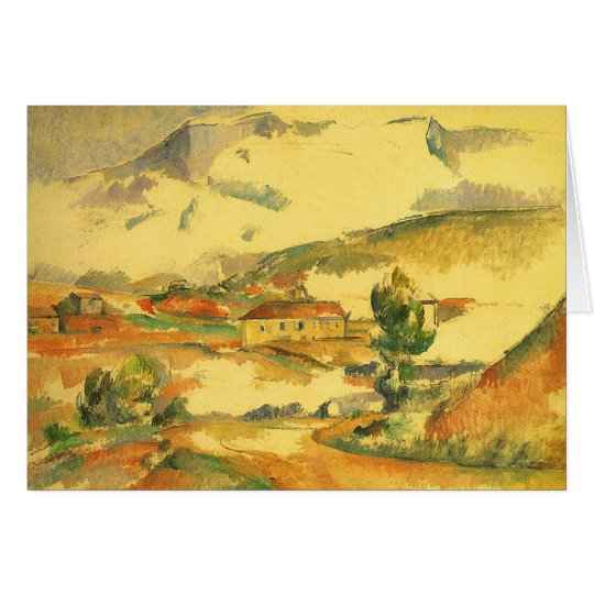 Mont Sainte Victoire by Paul Cezanne, Vintage Art Card