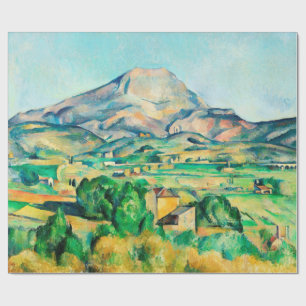 Mont Sainte-Victoire by Paul Cezanne Wrapping Paper