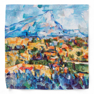 Mont Sainte-Victoire, Paul Cezanne Bandana