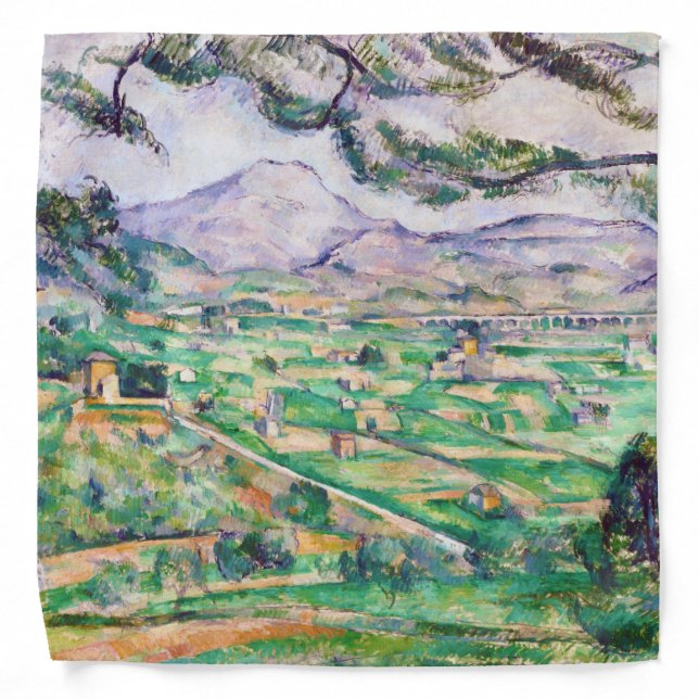 Mont Sainte-Victoire, Paul Cezanne Bandana (Front)