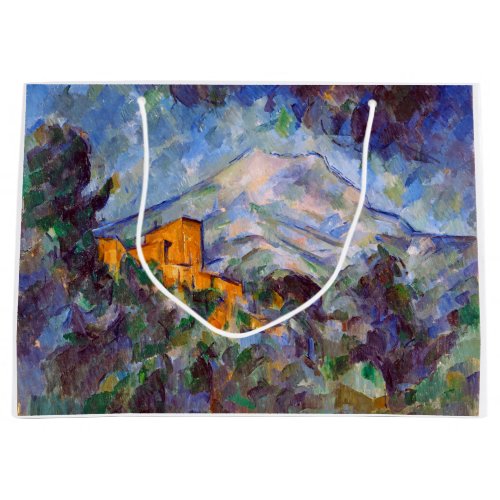 Mont Sainte_Victoire Paul Cezanne Large Gift Bag