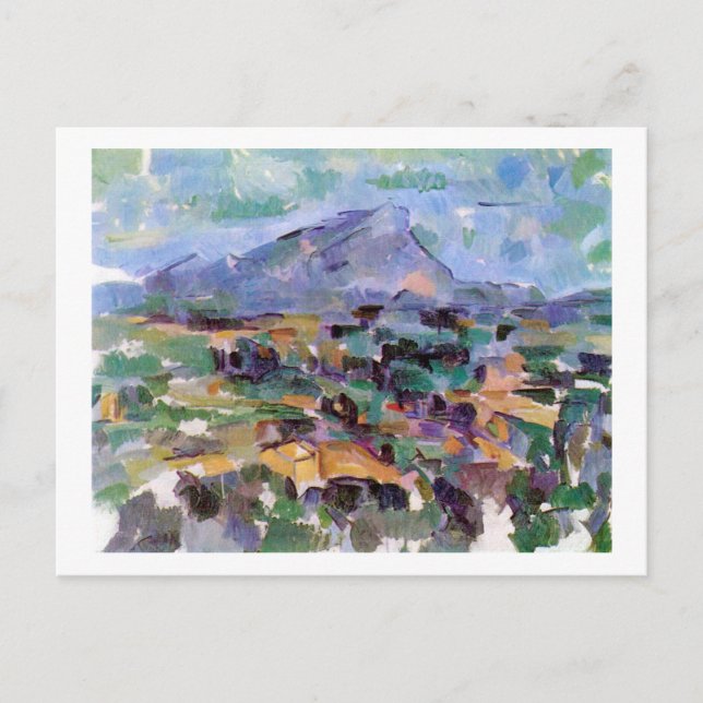 Mont Sainte-Victoire, Paul Cezanne Postcard (Front)