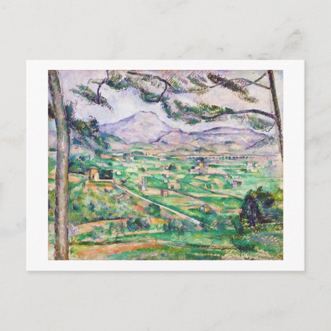 Mont Sainte-Victoire, Paul Cezanne Postcard (Front)