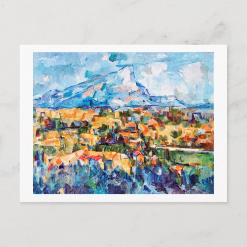 Mont Sainte_Victoire Paul Cezanne Postcard