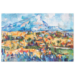 Mont Sainte-Victoire, Paul Cezanne Tissue Paper
