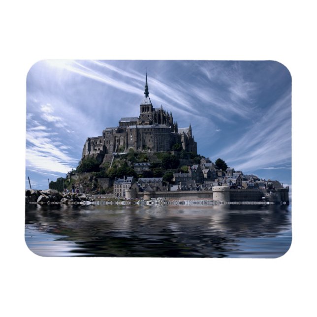 Mont St Michel Church Normandy Magnet (Horizontal)