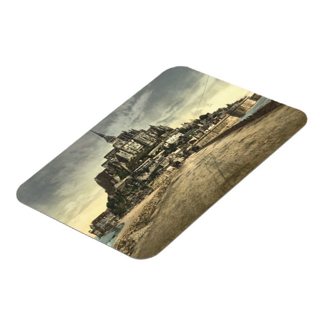 Mont St Michel I, Normandy, France Magnet (Left Side)