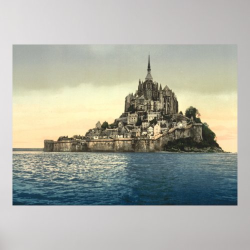 Mont St Michel II Normandy France Poster