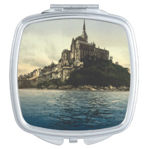Mont St Michel III, Normandy, France Compact Mirror