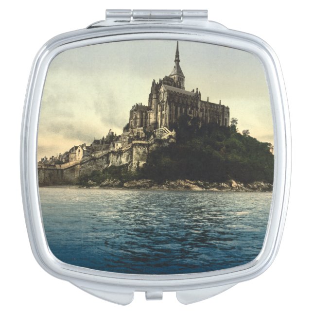 Mont St Michel III, Normandy, France Compact Mirror (Front)