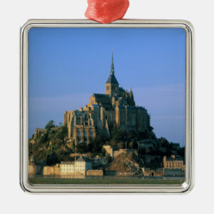 Mont St Michel, Manche, Normandy, France Metal Ornament