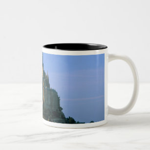 Mont St Michel, Manche, Normandy, France Two-Tone Coffee Mug