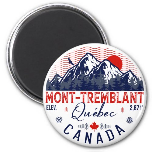 Mont_Tremblant Canada Qubec skiing Mountain  Magnet