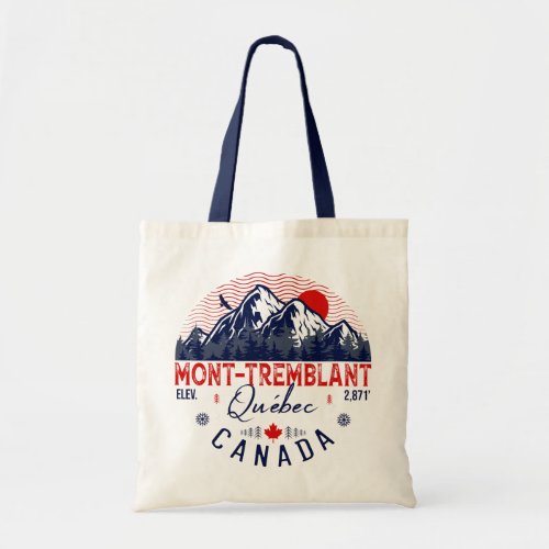 Mont_Tremblant Canada Qubec skiing Mountain  Tote Bag