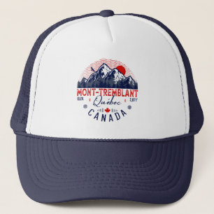 Mont-Tremblant Canada Québec skiing Mountain Trucker Hat