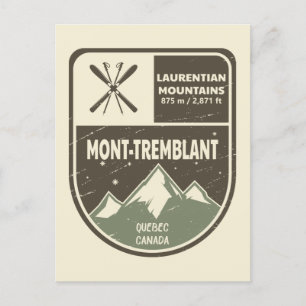 Mont-Tremblant Laurentian Mountains Canada Postcard