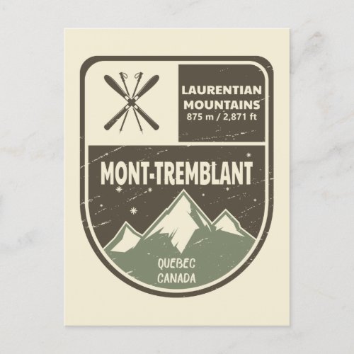 Mont_Tremblant Laurentian Mountains Canada  Postcard