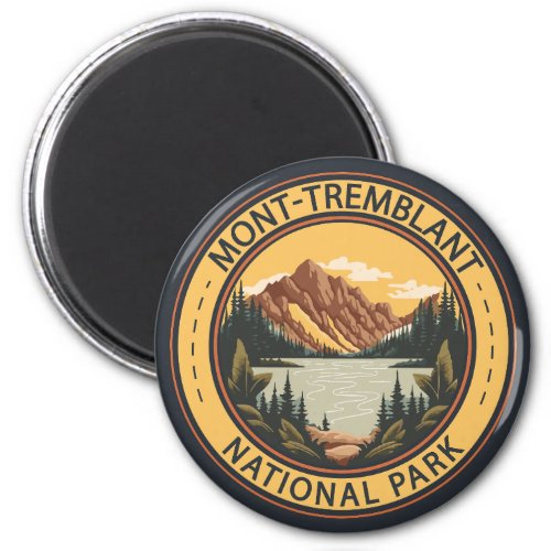 Mont_Tremblant National Park Canada Badge Magnet