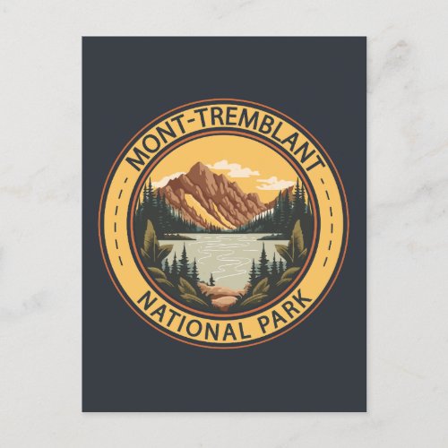 Mont_Tremblant National Park Canada Badge Postcard