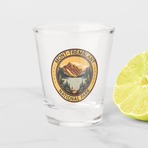 Mont_Tremblant National Park Canada Badge Shot Glass