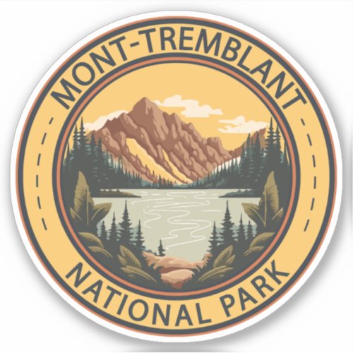 Mont_Tremblant National Park Canada Badge Sticker