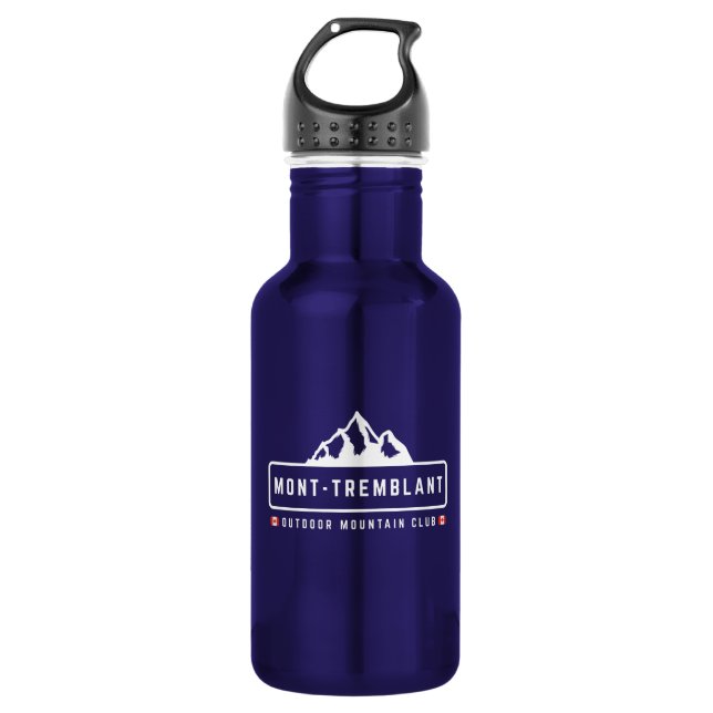 Mont-Tremblant Outdoors Stainless Steel Water Bottle (Front)