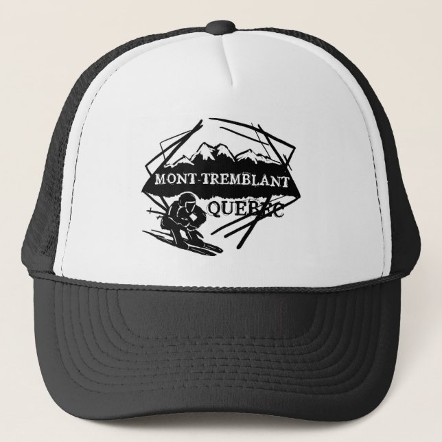Mont Tremblant Quebec ski logo hat (Front)