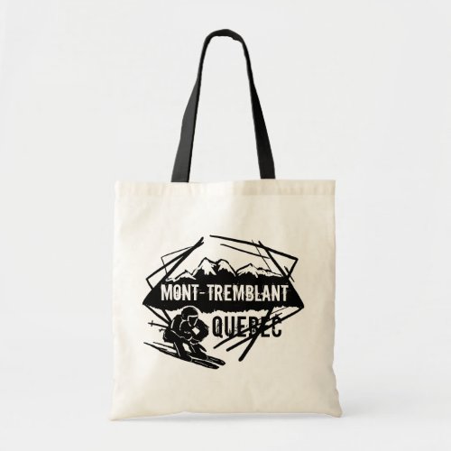 Mont Tremblant Quebec ski logo reusable bag