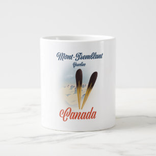 Mont-Tremblant Québec Ski poster. Giant Coffee Mug