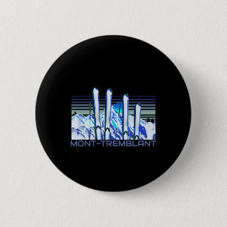 Mont-tremblant Ski Accessories Retro Mont-tremblan Button