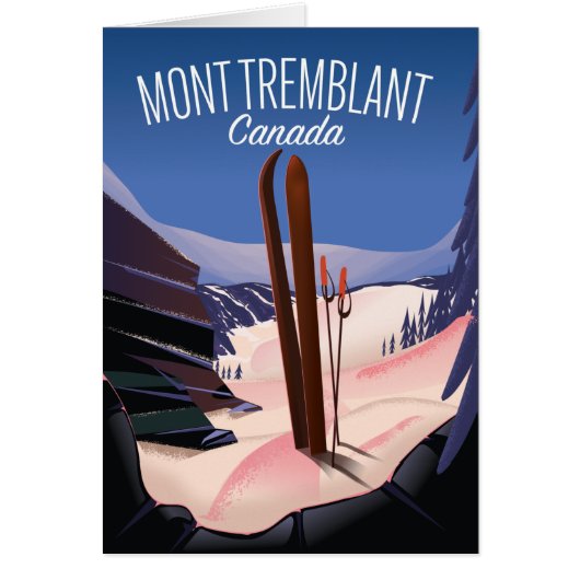 Mont Tremblant Ski Canada Cards (Front)