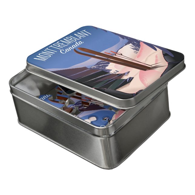 Mont Tremblant Ski Canada Jigsaw Puzzle (Lid Open)