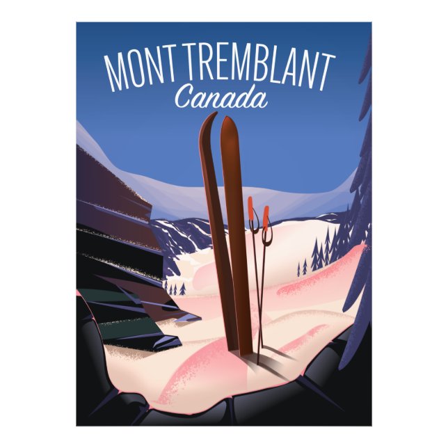 Mont Tremblant Ski Canada Photo Print (Front)