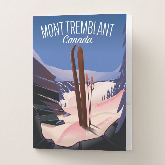 Mont Tremblant Ski Canada Pocket Folder (Front)
